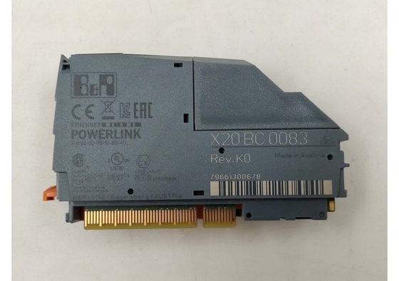 X20BC0083 B&amp;R X20 PLCのシステム バスのコントローラーPOWERLINK V1/V2はノードを制御した
