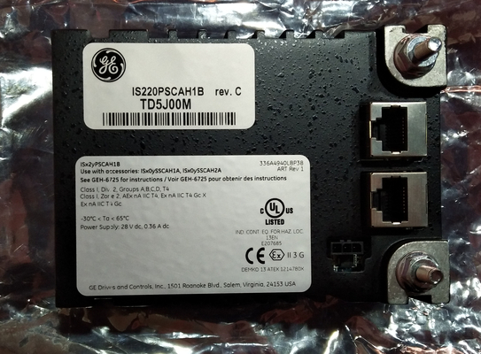 GE IS220PSCAH1A GENERAL ELECTRIC IS200 工業自動化アプリケーション用のI/Oパックモジュール