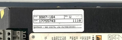 ウッドワード 9907-164 デジタルガバナー タービン制御 +24 Vdc 1 A 505 プラットフォーム