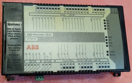 ABB 07KR91 GJR5250000R0303 ベースユニット 07 KR 91, 230 VAC プロセッサモジュール