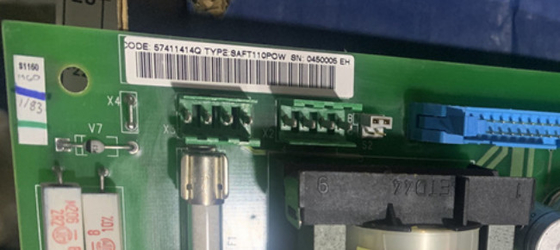 ABB SAFT 110 POW 57411414 電源供給ボード ストック新品 57411414