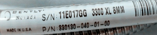 ベントリー ネバダ 330130-040-01-00 3300 XL 8mm 接近変換システム 装甲式延長ケーブル