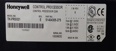 TK-PRS021 ハニーウェル制御プロセッサ モジュール コントロールロジックス C200制御プロセッサ