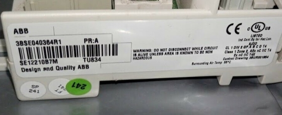 ABB TU834 3BSE040364R1 拡張I/Oモジュール PLCモジュール
