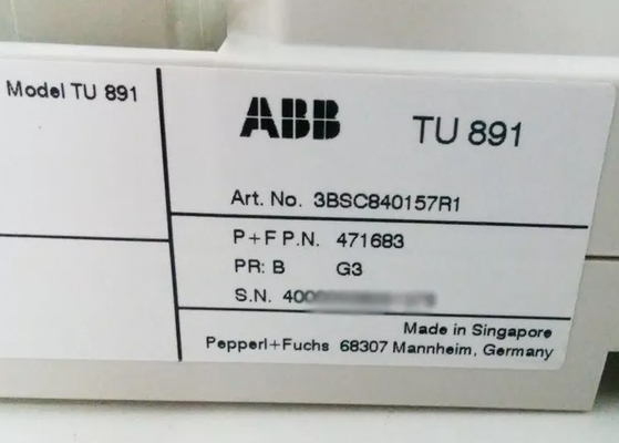 ABB TU891 3BSC840157R1 マウント終了ユニット PLCモジュール ストック