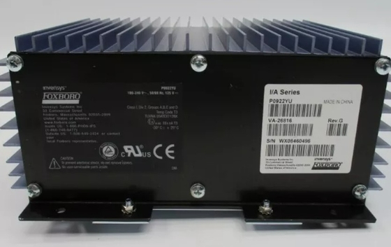 Foxboro P0922YU 標準200シリーズ電源 標準200シリーズベースプレートに 24 V DC を供給