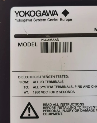 PSCAMAAN YOKOGAWA クリティカル アナログ モジュールのサプライヤー I/O シグナル PLC モジュールの自動化システム