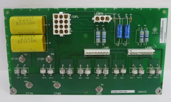 DS200FCSAG1A GE 電流センサーフィードバックボード Mark V タービン制御システム