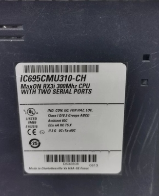 IC695CMU310 GE PAC システム RX3i マックスオン ホットスタンバイ リダンシー CPU リダンシー 2 つの RX3i システムを使用