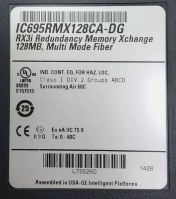 IC695RMX128 GE PAC Systems RX3i シングルスロット フォーム ファクター リダンシー メモリー Xチェンジ モジュール