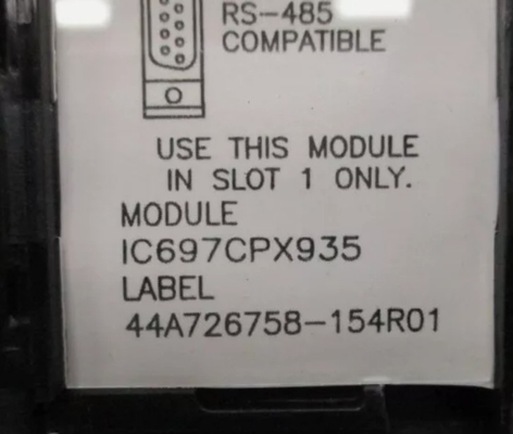 IC697CPX935 GE シングルスロットCPU 3つのシリアルポート 32ビット浮点中央処理ユニット