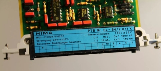 F6204 HIMA PLC モジュール 効率向上制御システム 電源モジュール