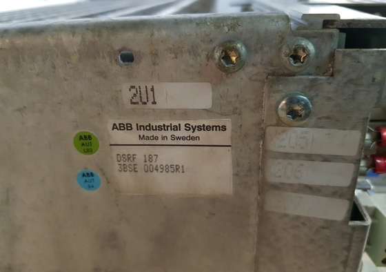 DSRF187 3BSE004985R1 ABB アドバント OCS S100 入力出力カードファイル