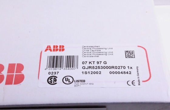 07KT97 GJR5253000R0270 ABB 中央処理ユニット PLCシステム