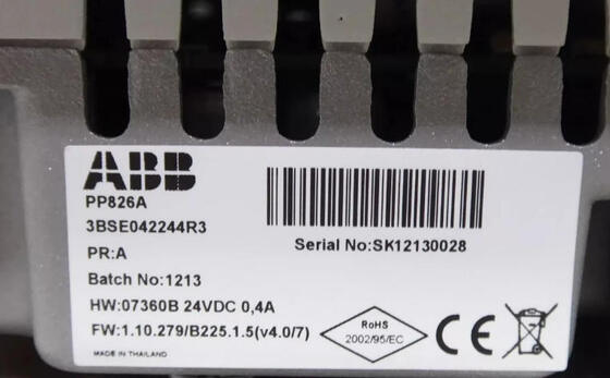 PP826A 3BSE042244R3 ABB コントロール IT 産業用オペレーター パネル 生産