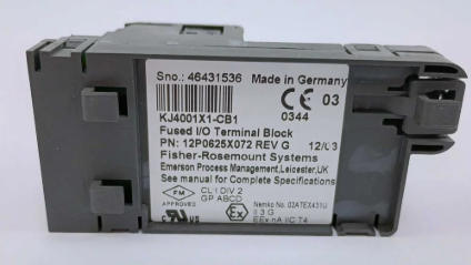KJ4001X1-CB1 EMERSON デルタV DCS用の融合型I/O端末ブロック