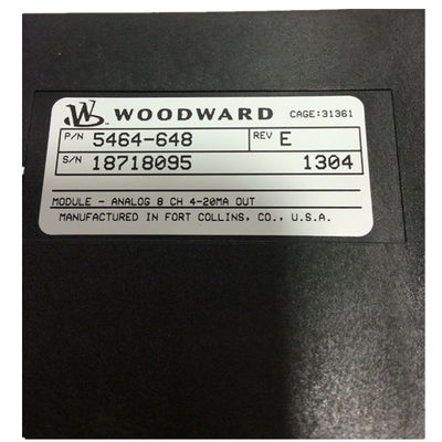 5464 648 Woodwardモジュール8チャネル アナログ モジュールPLC DCS