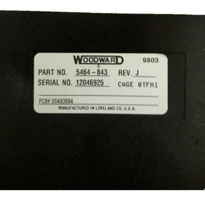 5464 843 Woodwardモジュール制御PLC Dcsの分散制御システム