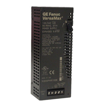 IC200PWR102 GE Fanuc PLC VersaMaxは電源の単位を拡大した