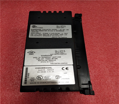 IC660BBA023 GE Fanucの熱電対の入力ブロックの電源電圧18 - 56VDC General Electric