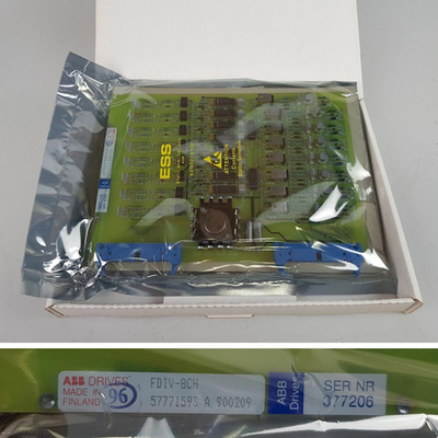 FDIV8CH ABBはFDIV-8CH力リンク インターフェイス板PLCの予備品57771593 Aを運転する