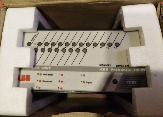 ICSK20F1 ABB ProconticのCS 31のICSK 20F1入力/出力のリモート ユニットCS31 PLCの予備品FPR3327101R1202