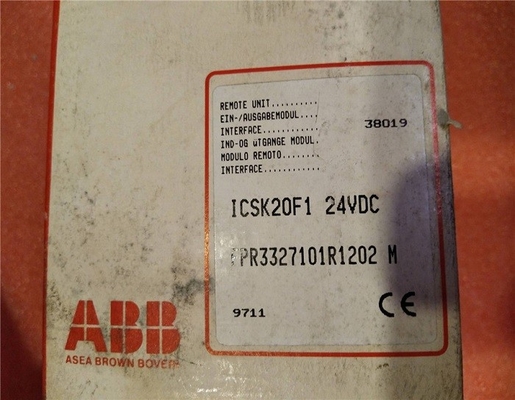 ICSK20F1 ABB ProconticのCS 31のICSK 20F1入力/出力のリモート ユニットCS31 PLCの予備品FPR3327101R1202