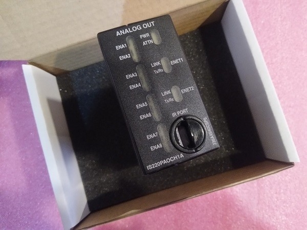 GE IS220PAOCH1A Mark VIe アナログ出力モジュール 0-20 mA,最大900 Ω PLC モジュール