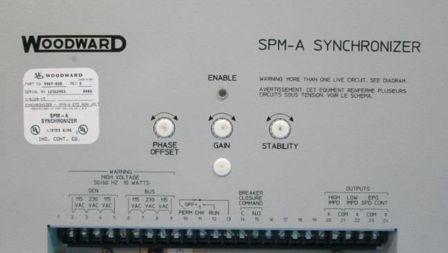 ウォードワード 9907-028 SPM-A STD 非電圧マッチ (EMC) 組み立て 50/60Hz