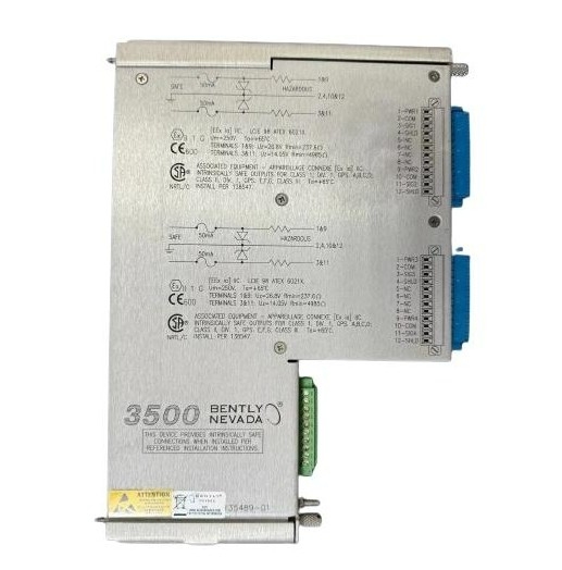 3500/42M-05-00 135489-02 ベンティネバダ I/O モジュール 内部障害物 内部終了 2 X プロックス/アクセル
