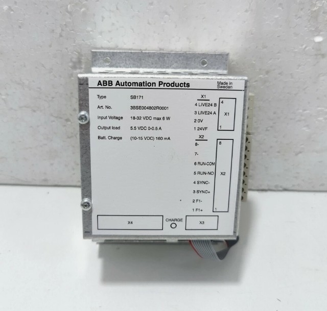 SB171 3BSE004802R1 ABB バックアップ電源 12V 4 Ah 産業制御システム