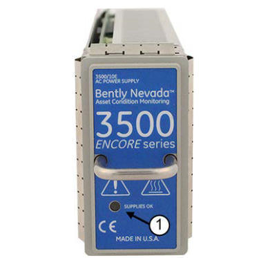 ベンティネバダ 3500/10Eシリーズ ENCORE パワーサプライモジュール 3500 ENCOREシステムのためのユニバーサルAC入力半高設計