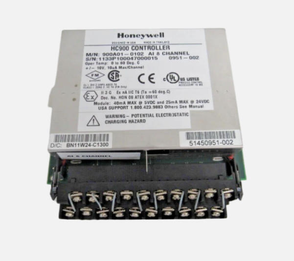 ハニーウェル 900A01-0102 HC900 プロセス制御のための8チャネル通用アナログ入力モジュール