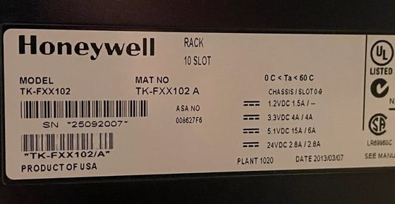 TK-FXX102 Honeywell 10 Slot Rack Chassis I/O Module PLC Module DCS Parts